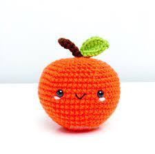 Handmade Crochet Apple, Orange Fruit Toys – Set of Soft Amigurumi Fruits for Kids, Décor & Gifting (Copy)
