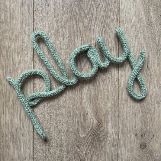 Custom Crochet Wire Name Sign – Personalized Handmade Name Décor, Baby Shower, Nursery, Gifts