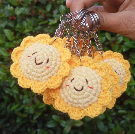 Handmade Crochet Keychain – Cute Bag Charm | Personalized Gift | Mini Plush Key Ring